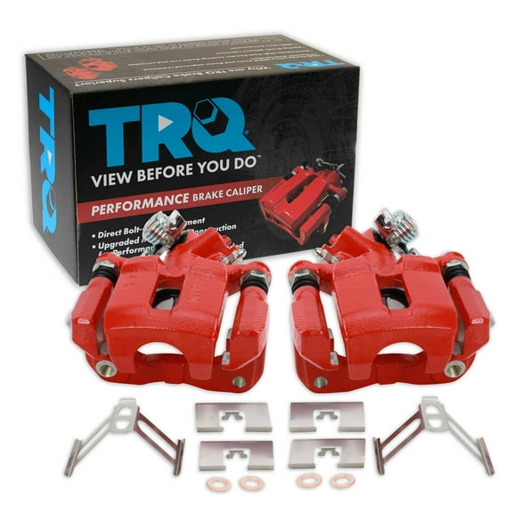 TRQ Performance Rear Brake Caliper Set Fits 13-2018 Acura ILX 06-15 Honda Civic CLA49890