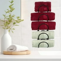 Wall-Mounted Towel Rack for Bathroom, Rustic Wrought Iron Towel Holder and Organizer for Bath, Shower, and Hand Towels, Stylish Towel Storage Shelf and Wall Decor