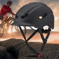 thumbnail image 4 of Casco ultraligero para bicicleta con borde trasero, casco deportivo para ciclismo (negro), 4 of 8