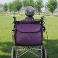 thumbnail image 1 of serony Sac de Rangement pour Fauteuil Roulant Pochette Intérieure pour Voyage Roller Aînés Violet, 1 of 8