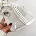 thumbnail image 2 of Bolso Mano Femenino Correa Ajustable PVC Transparente para Adolescentes Adultos, 2 of 9