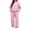 Pink, variant on Zynoxe Womens Sweatsuits 2 Piece Set Long Sleeve Hooded Sweatshirt & Elastic Drawstring Waist Sweat Pants Suit Versatile Solid Color Tracksuit Set Lightweight Suit Set with Pockets Black S