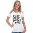 thumbnail image 3 of Rough Roads Beautiful Places Inspired Womens Fitted Plus Size Graphic Tee Brisco Brands 3X, 3 of 5