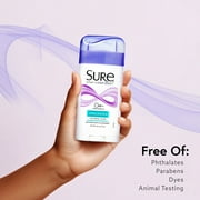 Sure Solid Anti-Perspirant Deodorant Stick, Unscented, Women, 2.6 oz