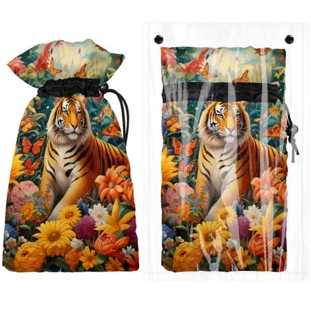 

Josid Butterfly Pattern Reusable Outdoor Faucet Insulation Covers Waterproof and Freeze-Resistant Spigot Protector Bags 2 Pack 11 x 6.9