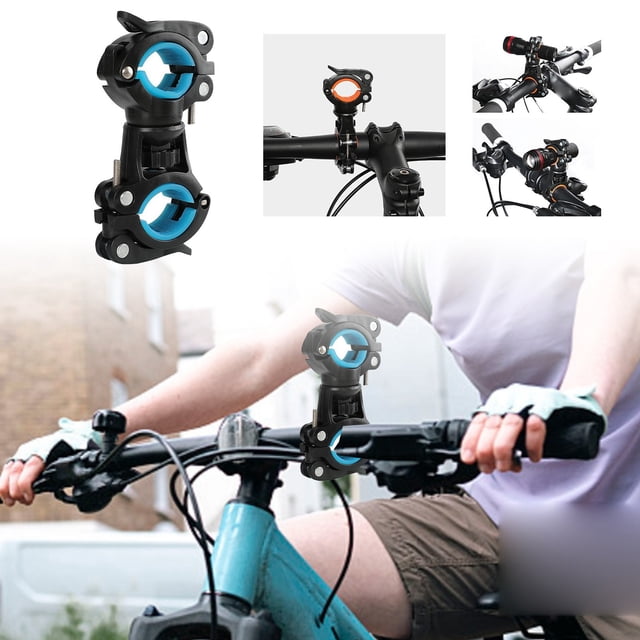 TIELUTT Bike Accessories Road Cycling Flashlight Holder Secure Your Light for Outdoor Riding Ideal for Cyclists Bike Back Rack Taillight Bike Rear Bike Rack Disc Brake Compatible Cycling Lights Teen
