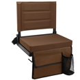 thumbnail image 1 of Asiento portátil para estadio Maeytau con cojín acolchado y respaldo, 1 of 7