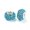 Cyan, variant on 5pcs Rondelle Shining Grade A Rhinestone European Beads Mixed Jewl Crystal Charm-Pink
