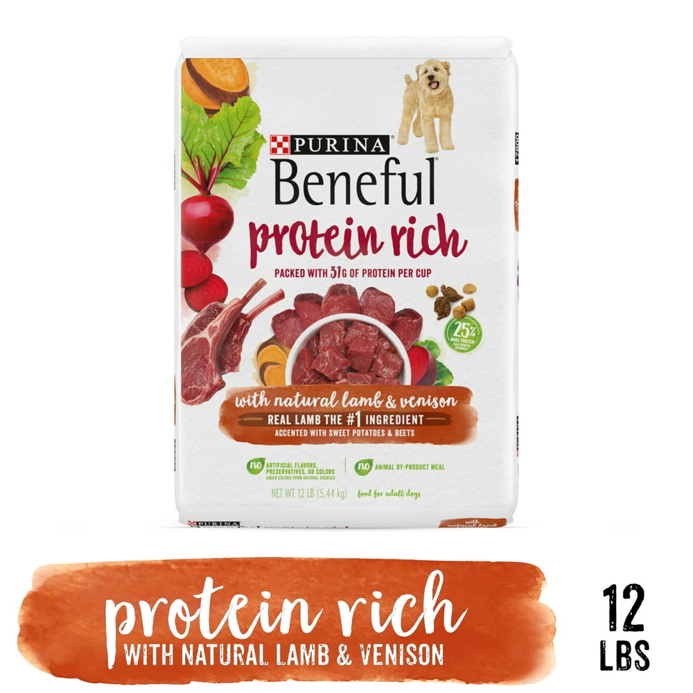 Purina Beneful Dry Dog Food, Protein Rich With Natural Lamb & Venison