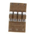thumbnail image 2 of Bolsa de especias para acampar con frascos botellas de condimentos con soporte para la tapa Jarra de vidrio de vidrio para la barbacoa de barbacoa de Caqui, 2 of 8