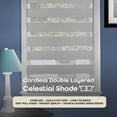 thumbnail image 4 of Achim CC3072GY02 30 x 72 in. Cordless Celestial Sheer Double Layered Shade, Grey, 4 of 4
