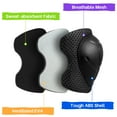 thumbnail image 6 of Kids Bike Helmet & Protective Gear Set for Toddlers Age 3-8, Adjustable for Cycling & Skateboarding - Black, 6 of 7