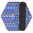 thumbnail image 1 of Almohadilla menstrual de tela, 5 almohadillas menstruales lavables Almohadilla menstrual suave Almohadilla menstrual lavable Características líderes en su clase, 1 of 8