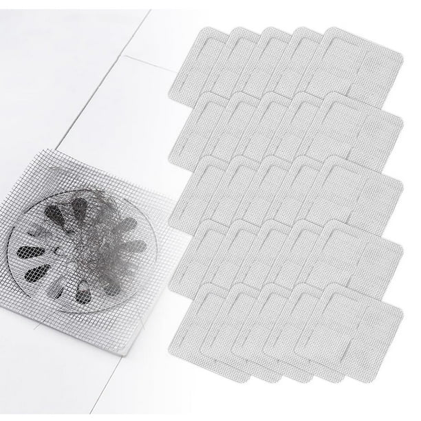 Aparatos de cocina, accesorios de cocina, pegatinas desechables para el cabello, 100 unidades, protector de ducha desechable, atrapapelos, malla de ducha, pegatinas para desagüe de piso.