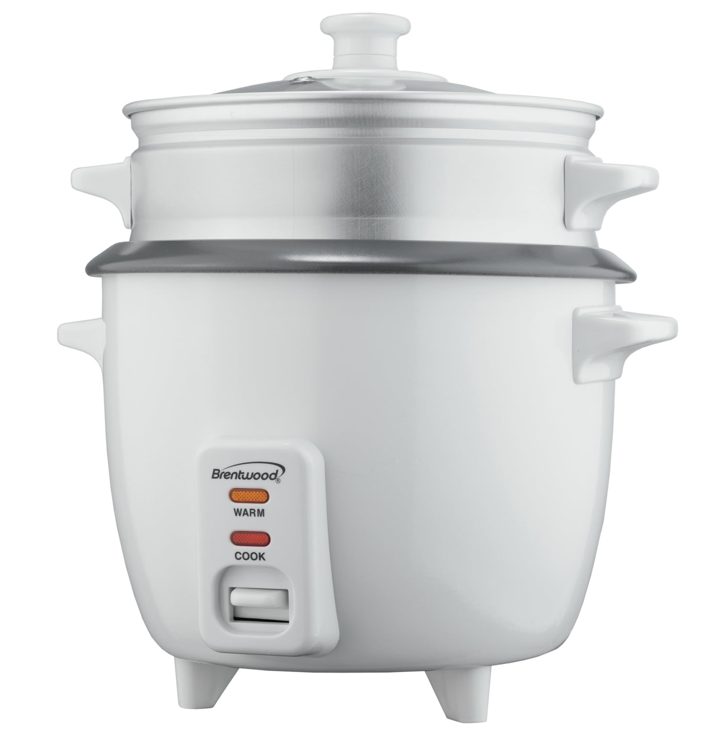 Brentwood TS-180S 8 Cup White Rice Cooker With Steamer - Walmart.com