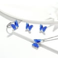 thumbnail image 4 of September Birthstone Jewelry Sets Earrings Necklace Ring, Blue Butterfly Jewelry Set Sapphire 925 Sterling Silver Women Birthday Mother's Day Gifts, 4 of 6