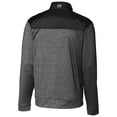 thumbnail image 3 of Men's Cutter & Buck Black Grambling Tigers Vault Stealth Hybrid Quilted Full-Zip Windbreaker Jacket, 3 of 3