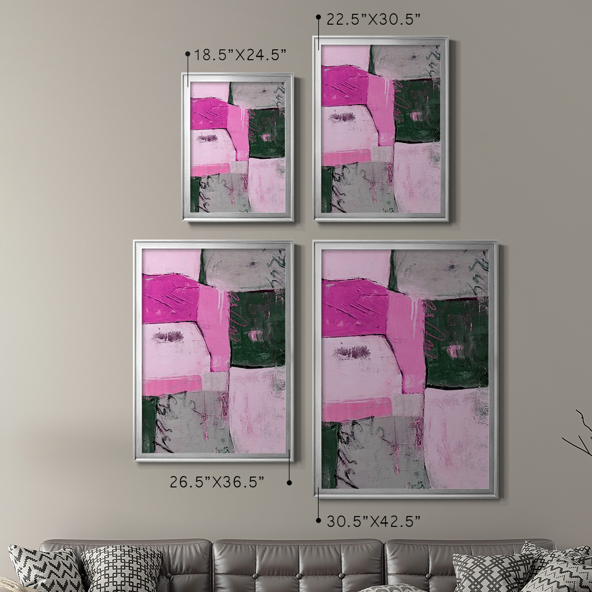 Party Mixer II Premium Framed Print, in Gold, Black, or Silver - Ready to Hang