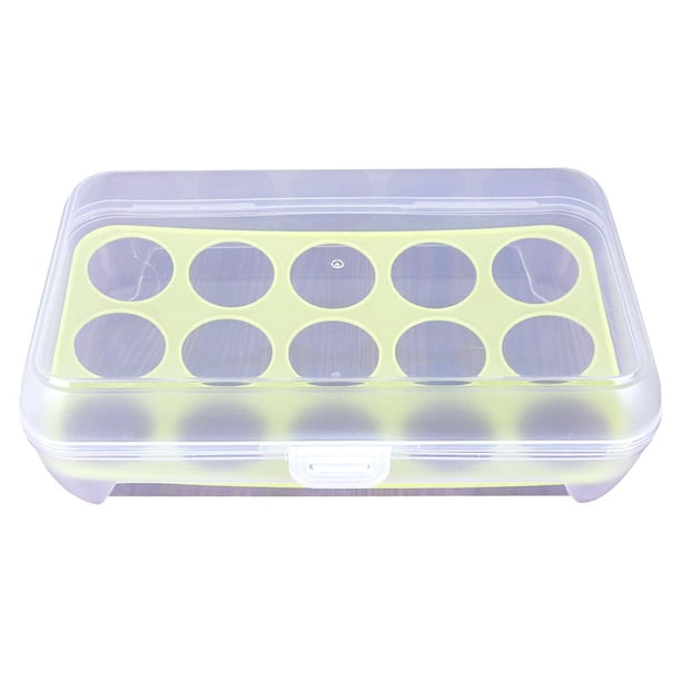 Btafrte Dispensador 15 Rejillas Recipiente Transparente para para Casera (verde)