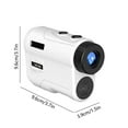 thumbnail image 3 of Rangefinder, 1000m Distance Measuring, Rechargeable Golf Hunting, Slope Flag Lock Technology, Accurate Fast Measurement, Waterproof Outdoor Sports, Clear Optics, 3 of 6