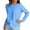 Blue, variant on Lmnyox Basic Crew Neck Sweatshirts for Women Casual Long Sleeve Solid Pullover Shirts Loose Athletic Tops