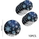 thumbnail image 3 of Juego de platos y servilletas con diseño de copos de nieve | Vajilla desechable para fiestas de invierno, 3 of 6