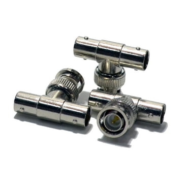 25 pack BNC 1 Male to 2 Female T Type Splitter CCTV