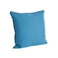 thumbnail image 3 of SARO 13049.NB20S 20 in. Square Fringed Design Linen Down Filled Pillow - Navy Blue, 3 of 4
