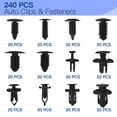 thumbnail image 6 of LotFancy Car Retainer Clips & Fastener Remover,  240Pcs 8 Sized Push Fasteners Kit, 6 of 8