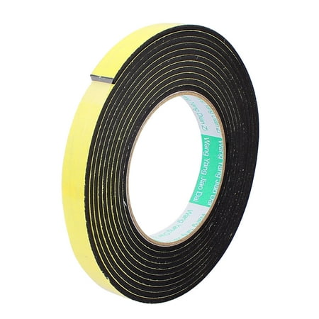 0.59" Width 4M Length 3MM Thick Single Sided Sealing Shockproof Sponge Tape