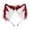 Watermelon Red, variant on Bmisegm Womens Headbands Handmade Plush Animal Ears Party Supplies Accessories for Halloween Dark Gray