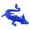 Blue, variant on Christmas 3D Printed Dragon Action Figure with Articulated Moving Joints Mythical Crystal Animal Figurine for Home Desk Decor office Stress Relief and Mythology Lovers, Black 11 Inch