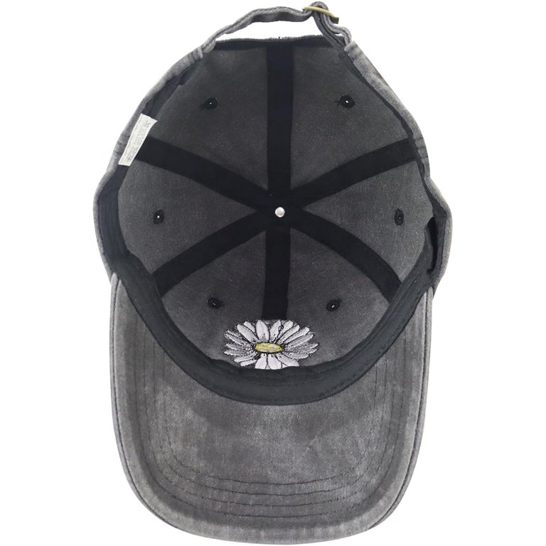 Embroidered Daisy Pickleball Baseball Cap Adjustable Cotton Unisex Sports Hat Funny Pickleball Hat For Women - Embroidered Daisy  main image 4