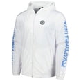 thumbnail image 2 of Men's White Philadelphia Union Graffiti Full-Zip Hoodie Windbreaker Jacket, 2 of 3