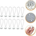 thumbnail image 4 of 50pcs Elastic Rope Outdoor Teepee Tent for Camping Tie Down Strap Bungee Cords Strap Camping Bungee Balls Polypropylene White Tent Tie Downs Canopy Bungee Balls Tent Bungee Cord, 4 of 5