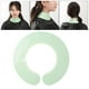 thumbnail image 1 of Collar de cabellero de cuello profesion de silicona, corte de cabellero impermeable Envoltura de cuello para tinte de cabello Corte , Verde Yinane Capa de cuello de corte de pelo, 1 of 8