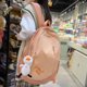 thumbnail image 5 of Mochila Casual Mujer Mochila Escolar Color Contraste con Colgante para Viaje (Naranja) Tmvgtek Para Estrenar, 5 of 8