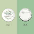 thumbnail image 2 of 9 Pcs Vaccine Button Pins I Got Vaccinated Leaves Pattern For Men's/Women's Brooches or Doctors Nurses Hospitals 2-1/4 Inch Colorful, 2 of 5