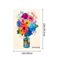 thumbnail image 4 of Amhnf Colorful Flower Bouquet In Jar Garden Flag For Home Outdoor Garden Yard Decor 12x18 inch, 4 of 5