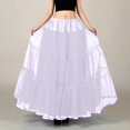 thumbnail image 2 of EHRWE Women's Skirt Big Swing Long Boneless Skirt Half Shag Petticoat Festival Party Skirt, 2 of 4