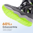 thumbnail image 4 of DREAM PAIRS Boys' Snow Boots, Mid-Calf Winter Boots with Warm Lining, Water-Resistant Upper, Hook-and-Loop Closure and Anti-Slip TPR Outsole, 4 of 6