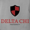 thumbnail image 3 of CafePress - Delta Chi Vertical Black And Red Logo T Shirt - Womens Comfort Colors® Shirt, 3 of 4