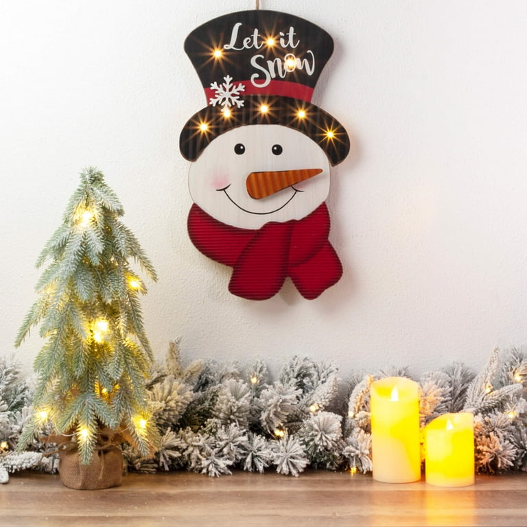 snowing wall plaque クリスマス 【公式通販】