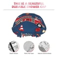 thumbnail image 5 of Balery Fire Truck 1 Shower Caps, Double Layer Waterproof Shower Cap, Double Layers Reusable Shower Cap With Soft Comfortable For Long Thick Hair Soft Bath Shower Hair Caps, 5 of 9