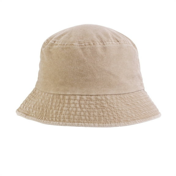 Fimkaul Summer Womens Bucket Hat Men Caps Unisex Double Side Wear Reversible Trendy Cotton Twill Canvas Sun Fishing Fashion Sun Hats