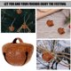 thumbnail image 3 of 50 cascabeles navideños oxidados, cascabeles de hojalata de granja, cascabeles de trineo para adorno de árbol de Navidad, vacaciones o manualidades y adornos, 3 of 4