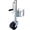 Silver + Steel#3, variant on Trailer Jack 2500 Lbs Capacity, Fixed Mount Drop Leg Jack with 28.6 in Lift, Square Steel Tube Side Wind Crank, Bolt-On for Marine & Utility Trailers, Silver