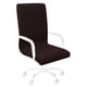 thumbnail image 1 of Silla de Escritorio PiccoCasa Funda Jacquard Rayas Alto Respaldo Universal Giratoria Color café Talla M, 1 of 9