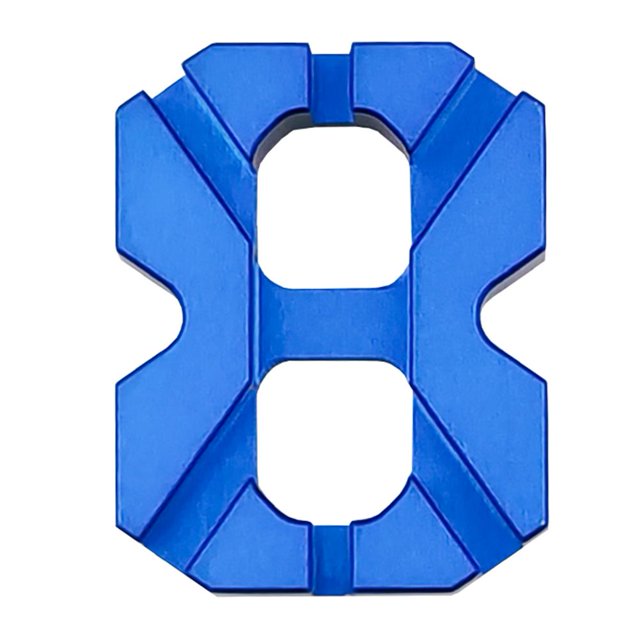 Bicicleta BIKERSAY - Llave para radios de bicicleta, llave inglesa, herramientas de reparación de bicicletas de 6 vías (azul)