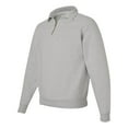 thumbnail image 3 of Super Sweats NuBlend® Quarter-Zip Cadet Collar Sweatshirt, 3 of 4